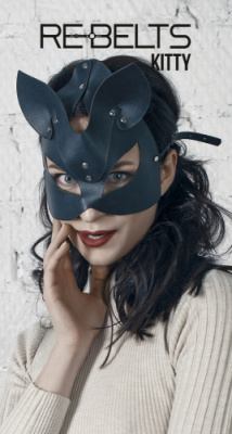 Кожаная маска кошки Kitty от sex shop Hustler