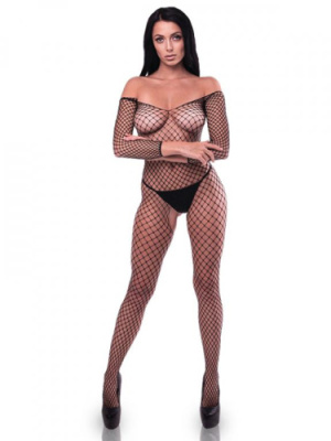 Сетка на тело с глубоким декольте Estela от sex shop Hustler