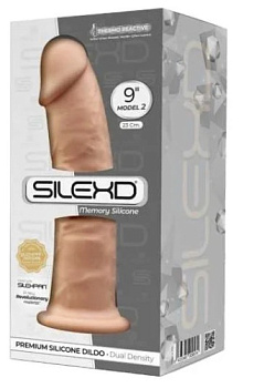 Фаллоимитатор без мошонки из инновационного силикона SileXD, 9 дюймов от sex shop Hustler