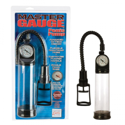 Помпа с встроенным манометром Master от sex shop Hustler
