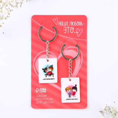 Брелок Love is... от sex shop Hustler