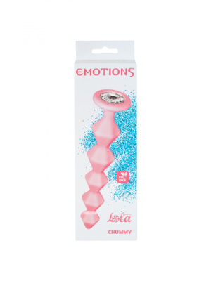 Анальная елочка с кристаллом Emotions Chummy от sex shop Hustler