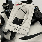 Портупея для мужчин – Кобура малая (ширина ремней 25 мм) (цвет черный)