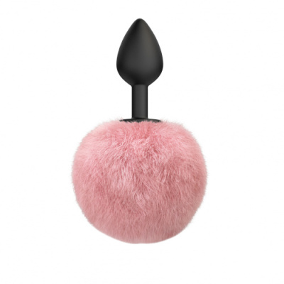 Силиконовая анальная пробка с хвостом Emotions Fluffy от sex shop Hustler