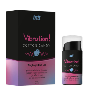 Жидкий вибратор – гель Intt Vibration cotton candy от sex shop Hustler