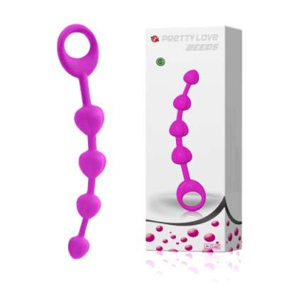 Цепочка анальных шариков Pretty Love Beeds от sex shop Hustler