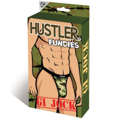 Стринги HUSTLER FUNDIES хаки от sex shop Hustler