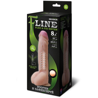 Фаллоимитатор 8,5 дюймов - коллекция Изогни и зафиксируй от sex shop Hustler