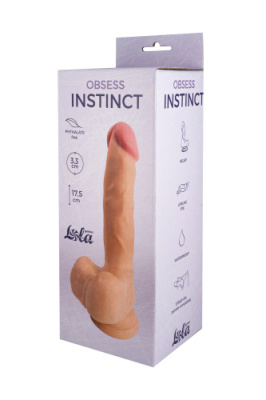 Гибкий фаллос реалистик Obsess Instinct (длина 17, 5 см, толщина 3,3 см) от sex shop Hustler