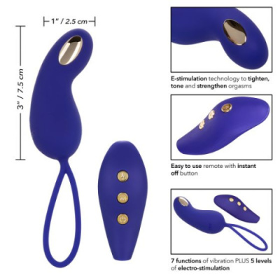Вагинальный тренажер с миостимуляцией E-Stimulator Remote Teaser от sex shop Hustler фото-5
