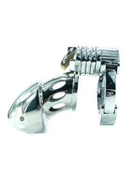 БДСМ пояс верности металлический (с доступом к уретре) от sex shop Hustler