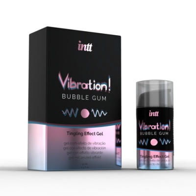Intt Vibration Bubble Gum - гель жидкий вибратор от sex shop Hustler