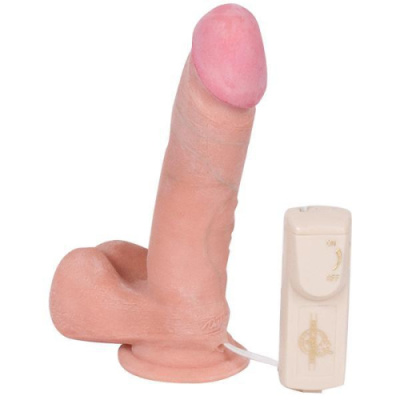 Фаллоимитатор с вибрацией Ultra Realistic 6 дюймов (из UR3) от sex shop Hustler