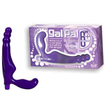 Вибратор-страпон Gal Pal 6+ от sex shop Hustler