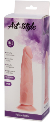 Фаллос без мошонки на присоске ART-Style №30 от sex shop Hustler