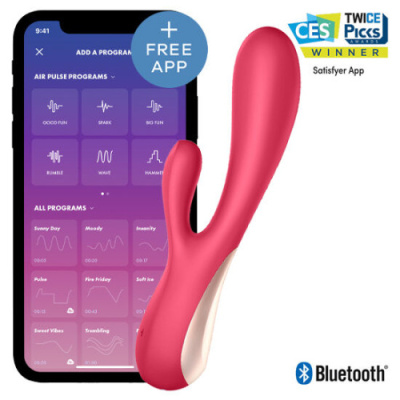 Вибратор кролик (с приложением на смартфон) Satisfyer Mono Flex от sex shop Hustler