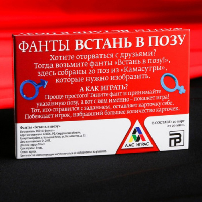 Секс игра, карточки – Встань в позу от sex shop Hustler