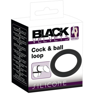 Двойное эрекционное кольцо Cock & Ball Loop от sex shop Hustler