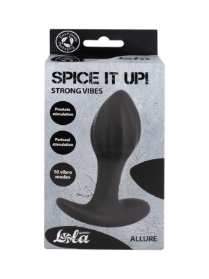 Силиконовая анальная пробка Allure (10 режимов, перезаряжаемая) от sex shop Hustler