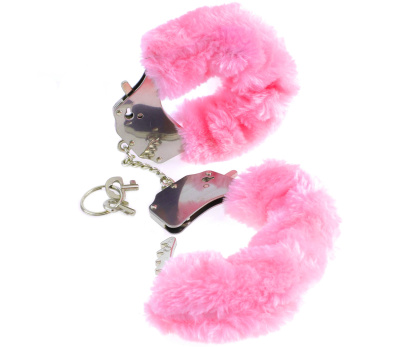 Наручники металлические Furry Love Cuffs с мехом от sex shop Hustler