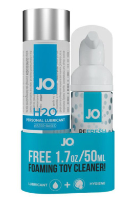ВЫГОДНО!!! Лубрикант на водной основе + очиститель для игрушек (JO H2O + Cleaner) от sex shop Hustler