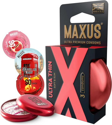 Презервативы ультратонкие MAXUS AIR Ultra thin от sex shop Hustler