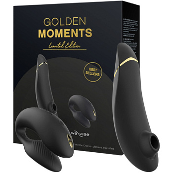 Набор Golden Moments 2 в 1: Womanizer Premium 2 + We-Vibe Chorus от sex shop Hustler