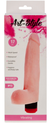 Вибратор из киберкожи ART-Style №13 от sex shop Hustler