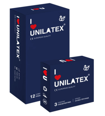 Unilatex Extra Strong – утолщенные презервативы (0,08 мм) от sex shop Hustler