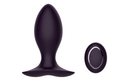 Анальная пробка с вибрацией и пультом ДУ VibroPlug 1L (8 режимов) от sex shop Hustler