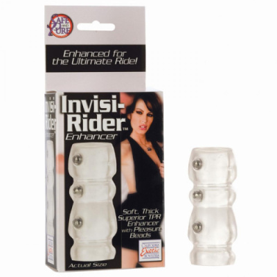 Насадка на пенис с бусинами Invisi-Rider от sex shop Hustler