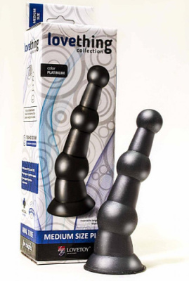 Анальная насадка для страпона Lovething Medium Plug от sex shop Hustler