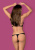 Черный комплект Arisha (сексуальные стринги и лиф) от sex shop Hustler фото-4