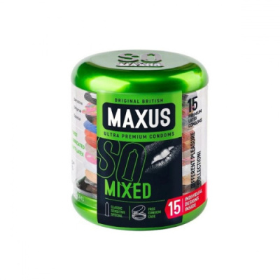 Презервативы в металлическом кейсе MAXUS Mixed от sex shop Hustler