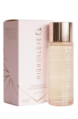 Масло для ванны с чувственным ароматом - лаванда и мед от sex shop Hustler