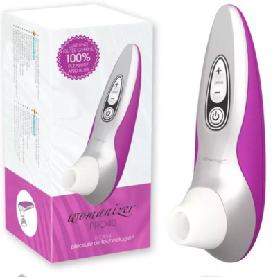 Womanizer Pro 40 - бесконтактный стимулятор клитора Hustler.kz Womanizer Pro 40 - бесконтактный стимулятор клитора от sex shop Hustler