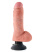 Вибратор фаллос на присоске – гнущийся King Cock 8 дюймов от sex shop Hustler фото-0