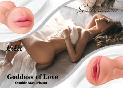 Двойной мастурбатор вагина и ротик Satisfaction Goddess of Love от sex shop Hustler