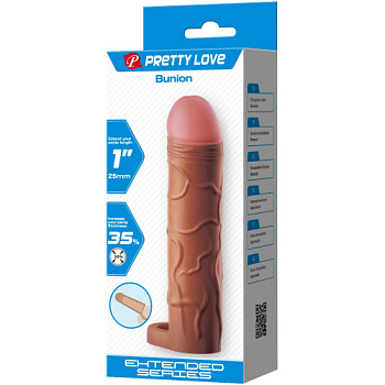 Насадка на член Bunion (+2,5 см в длину, 35% в диаметре) от sex shop Hustler