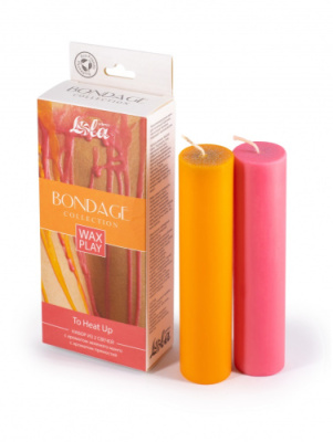 Wax Play – набор БДСМ свечей To Heat up, 2 шт (45-50 и 55-60 градусов) от sex shop Hustler
