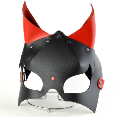 Маска чертёнка кожаная - Devil Mask от sex shop Hustler