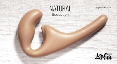 Страпон без ремней анальный Natural Seduction от sex shop Hustler фото-2