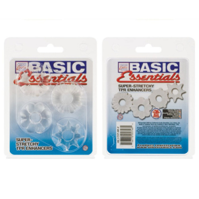 Кольца на член Basic (4 штуки) от sex shop Hustler фото-2