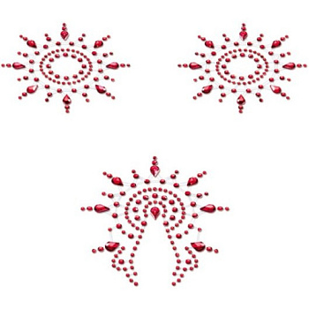 Набор многоразовых стикеров для украшения тела Gloria, 3 шт. от sex shop Hustler