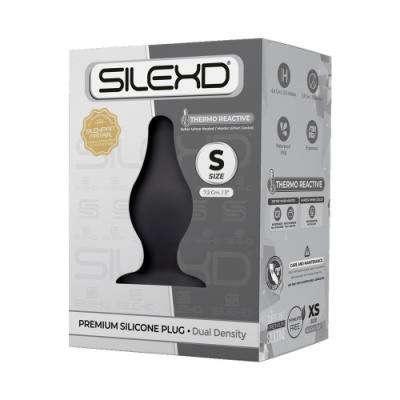 Анальная пробка из инновационного силикона SileXD (размер S, диаметр 3,4 см) от sex shop Hustler