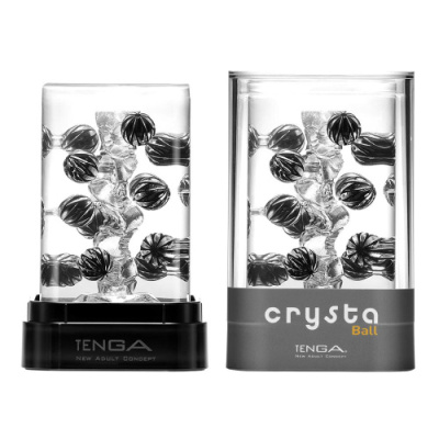 TENGA Crysta - прозрачный мастурбатор Ball от sex shop Hustler фото-2