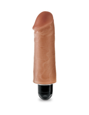 Небольшой реалистичный вибратор 5 дюймов King Cock Vibrating Stiffy от sex shop Hustler