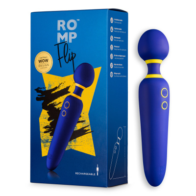 Вибромассажер с гибкой головкой Romp Flip от sex shop Hustler
