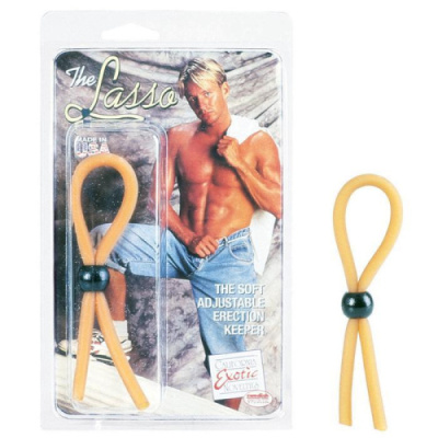 Лассо бежевое с утяжкой от sex shop Hustler