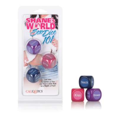 Секс кубики Shane’s World Sex Dice 101 (набор из 3 шт) от sex shop Hustler